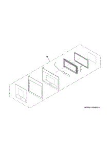 Door Parts parts for  Microwave/Hood Combo HMV1472B2HS from AppliancePartsPros.com