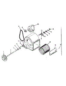 H-Q Blower Assembly parts for Icp Furnace HO-112-2 from AppliancePartsPros.com