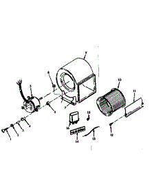 H-Q Blower Assembly parts for Icp Furnace HO-84DA-C from AppliancePartsPros.com