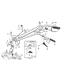 Handlebar Assembly (Figure 1) parts for Troy-Bilt Rear-Tine Tiller HORSE SERIAL 916107 AND UP from AppliancePartsPros.com