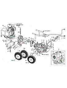 Wheel Speed Lever, Belt Drive Sys. Engines, Wheels (Fig. 3) parts for Troy-Bilt Rear-Tine Tiller HORSE SERIAL 916107 AND UP from AppliancePartsPros.com