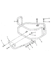 Bumper Attachment (Figure 11) parts for Troy-Bilt Rear-Tine Tiller HORSE SERIAL 916107 AND UP from AppliancePartsPros.com