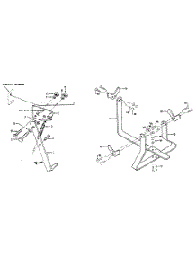 Kickstand Tine Attachment Cradie (Figure 12) parts for Troy-Bilt Rear-Tine Tiller HORSE SERIAL 916107 AND UP from AppliancePartsPros.com
