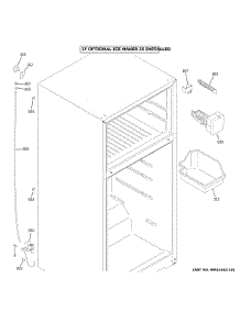Ice Maker parts for Hot Point Top-Mount Refrigerator HPS15BTHPRWW from AppliancePartsPros.com