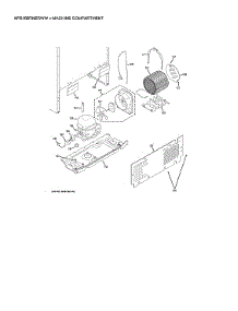 Machine Compartment parts for Hot Point Top-Mount Refrigerator HPS16BTNERWW from AppliancePartsPros.com
