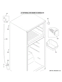 Ice Maker parts for Hot Point Top-Mount Refrigerator HPS18BTNERWW from AppliancePartsPros.com