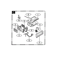 Control Box Assembly parts for Quasar Room Air Conditioner HQ-2244UH from AppliancePartsPros.com