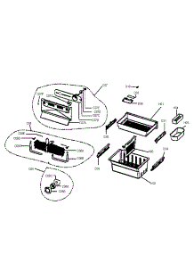 Freezer parts for  Refrigerator HRF24E3APS from AppliancePartsPros.com