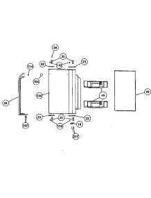 Freezer Door parts for  Refrigerator HRT18R1AWB from AppliancePartsPros.com
