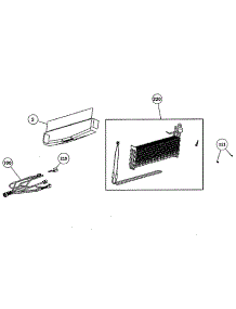 Evap parts for  Refrigerator HRT18R1AWB from AppliancePartsPros.com