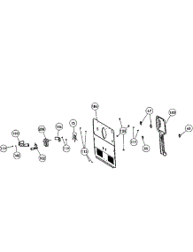 Evap Cover parts for  Refrigerator HRT18R1AWB from AppliancePartsPros.com