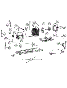 Compressor parts for  Refrigerator HRT18R1AWB from AppliancePartsPros.com
