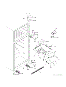 Fresh Food Section parts for  Top-Mount Refrigerator HRT18RCWB1 from AppliancePartsPros.com