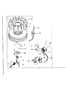 Magneto No. 610942A parts for Tecumseh Lawn & Garden Engine HS40-55358G from AppliancePartsPros.com