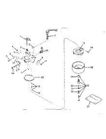 Carburetor No. 631667 parts for Tecumseh Lawn & Garden Engine HS40-55390D from AppliancePartsPros.com