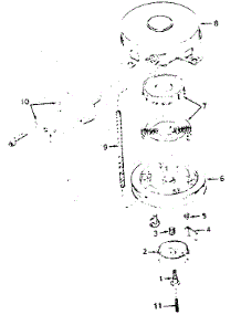 Rewind Starter No. 590420 parts for Tecumseh Lawn & Garden Engine HS40-55400E from AppliancePartsPros.com