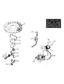 Magneto No. 610755 parts for Tecumseh Lawn & Garden Engine HS40-55416D from AppliancePartsPros.com