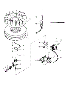 Magneto No. 610862 parts for Tecumseh Lawn & Garden Engine HS40-55416D from AppliancePartsPros.com