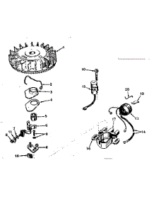 Magneto No. 610755 parts for Tecumseh Lawn & Garden Engine HS40-55457C from AppliancePartsPros.com