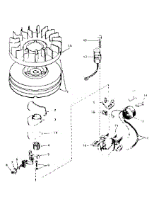 Magneto No. 610862 parts for Tecumseh Lawn & Garden Engine HS40-55459D from AppliancePartsPros.com
