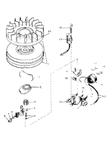 Magneto No. 610942 parts for Tecumseh Lawn & Garden Engine HS40-55459E from AppliancePartsPros.com