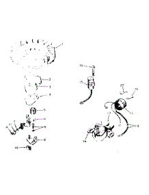 Magneto No. 610755 parts for Tecumseh Lawn & Garden Engine HS40-55459G from AppliancePartsPros.com