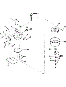 Carburetor No. 631667 parts for Tecumseh Lawn & Garden Engine HS40-55478E from AppliancePartsPros.com