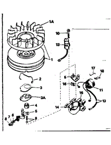 Magneto No. 611025 parts for Tecumseh Lawn & Garden Engine HS40-55515H from AppliancePartsPros.com