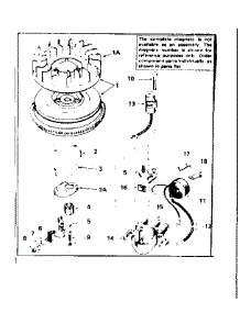 Magneto No. 610944A parts for Tecumseh Lawn & Garden Engine HS40-55531G from AppliancePartsPros.com