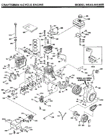 Replacement Parts parts for Tecumseh Lawn & Garden Engine HS40-55586N from AppliancePartsPros.com