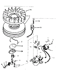 Magneto No. 6109424 parts for Tecumseh Lawn & Garden Engine HS50-67036C from AppliancePartsPros.com