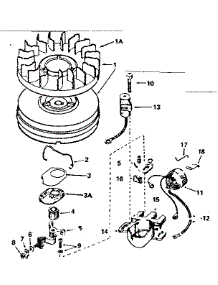 Magneto No. 610942A parts for Tecumseh Lawn & Garden Engine HS50-67099A from AppliancePartsPros.com