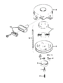 Rewind Starter No. 590420 parts for Tecumseh Lawn & Garden Engine HS50-67106C from AppliancePartsPros.com