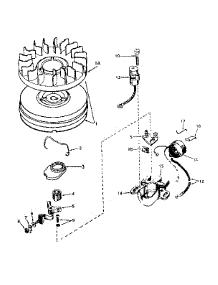 Magneto No. 610942 parts for Tecumseh Lawn & Garden Engine HS50-67119B from AppliancePartsPros.com