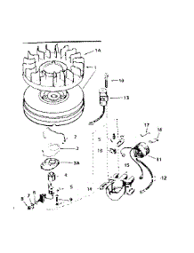 Magneto parts for Tecumseh Lawn & Garden Engine HS50-67161C from AppliancePartsPros.com