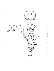 Rewind Starter parts for Tecumseh Lawn & Garden Engine HS50-67161C from AppliancePartsPros.com