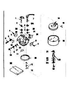 Carburetor No. 631702 parts for Tecumseh Lawn & Garden Engine HS50-67208D from AppliancePartsPros.com