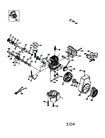 Engine parts for Tecumseh Lawn & Garden Engine HSK850-8336E from AppliancePartsPros.com
