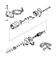 Electric Starter parts for Tecumseh Lawn & Garden Engine HSK850-8336E from AppliancePartsPros.com