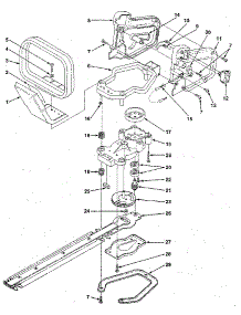 Figure 2 parts for Homelite Hedge Trimmer HT-17 from AppliancePartsPros.com