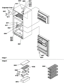 Door Hinges And Accessories parts for Amana Top-Mount Refrigerator HT600W-P1319401WW from AppliancePartsPros.com
