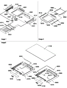 Shelving Assemblies parts for Amana Top-Mount Refrigerator HT600W-P1319401WW from AppliancePartsPros.com