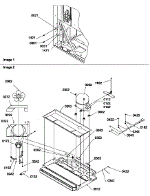 Machine Compartment parts for Amana Top-Mount Refrigerator HT600W-P1319401WW from AppliancePartsPros.com