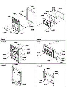 Door Assemblies And Handles parts for Amana Top-Mount Refrigerator HT600W-P1319401WW from AppliancePartsPros.com