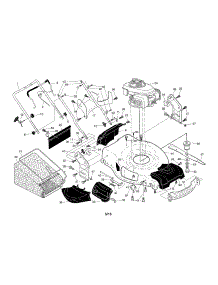Engine / Housing / Handle parts for Husqvarna Gas Walk-Behind Mower HU700H-96145002302 from AppliancePartsPros.com