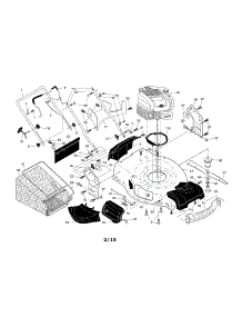 Engine / Housing / Handle parts for Husqvarna Gas Walk-Behind Mower HU725AWDH-96145001901 from AppliancePartsPros.com
