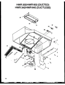Hwr 302 / Hwr 602 (Ducted) Hwr 342 / Hwr 642 (Ductless) (Hwr3421w / P1175103s) (Hwr3421l / P1175104s) (Hwr6421w / P1175107s) (Hwr6421l / P1175108s) (Hwr3021w / P1175101s) (Hwr6021w / P1175105s) (Hwr3021l / P1175102s) (Hwr6021l / P1175106s) parts for Caloric Range Hood HWR3421W/P1175103S from AppliancePartsPros.com