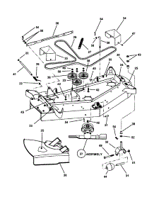 48" Mower Deck parts for Snapper Rear-Engine Riding Mower HZS14331BVE from AppliancePartsPros.com