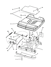 48" Front Frame / Cover (Series 2) parts for Snapper Rear-Engine Riding Mower HZS15421KVE from AppliancePartsPros.com
