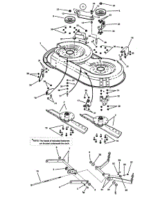 38" Mower Deck parts for Snapper Rear-Engine Riding Mower HZS15421KVE from AppliancePartsPros.com